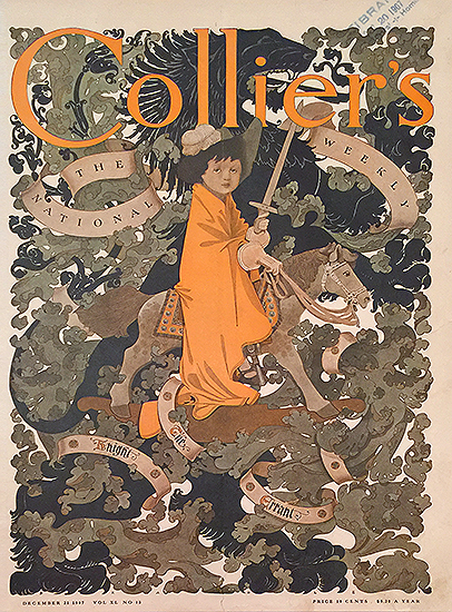      Collier's (The Knight Errant) Magazine Cover