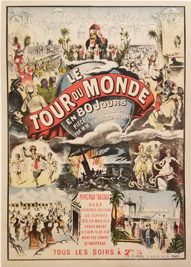 Chisholm Poster  Le Tour du Monde en 80 Jours