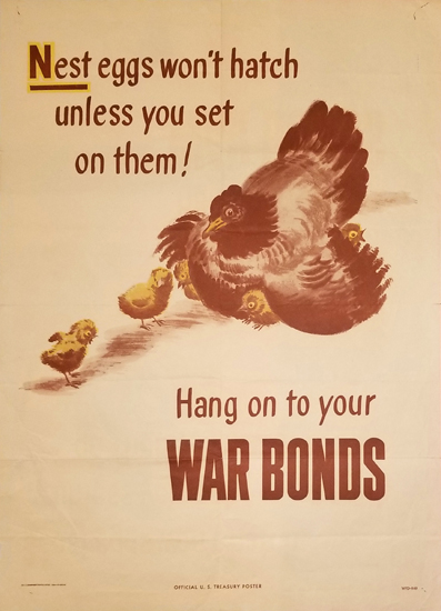 Hang on to your War Bonds