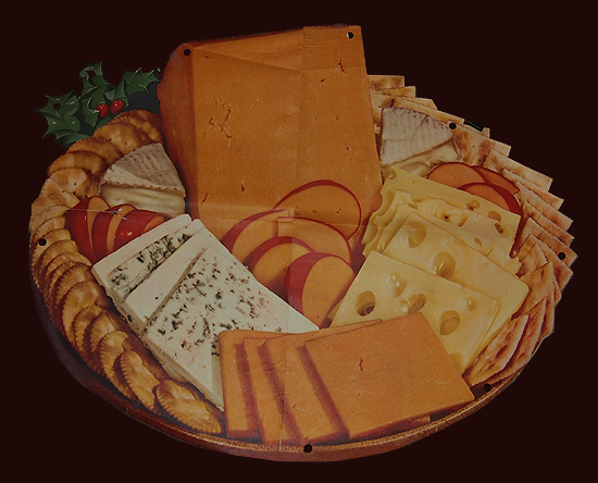 Holiday Cheese Plate Die-Cut
