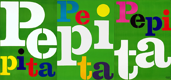 Pepita (3 Sheet Panel Triptych)