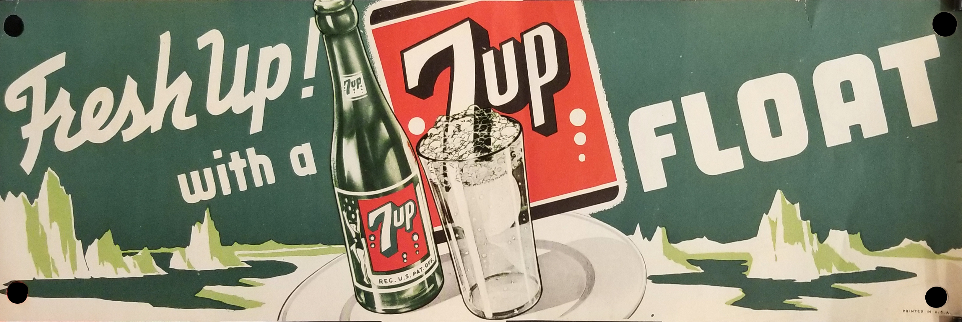 Fresh up! with a 7up Float