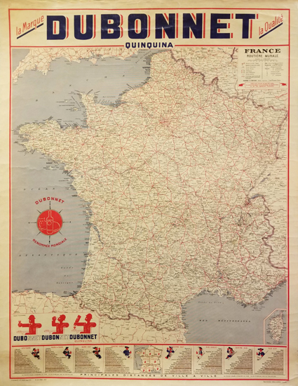 Dubonnet - Map of France