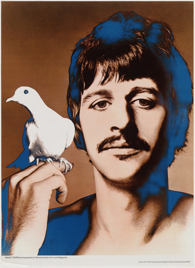 Beatles Richard Avedon Look Magazine Insert Ringo