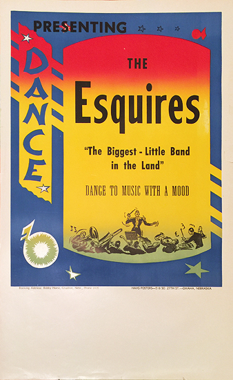 Rainbow Roll Band Poster The Esquires 