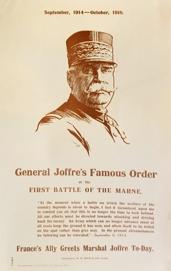 General Joffre's Famous Order