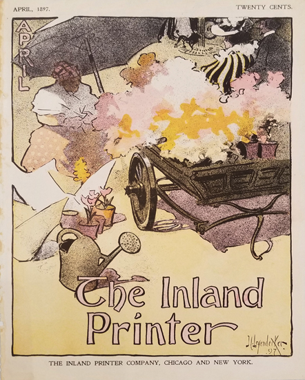        The Inland Printer April (Flower Cart)