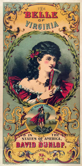 The Belle of Virginia (Cigar Label)