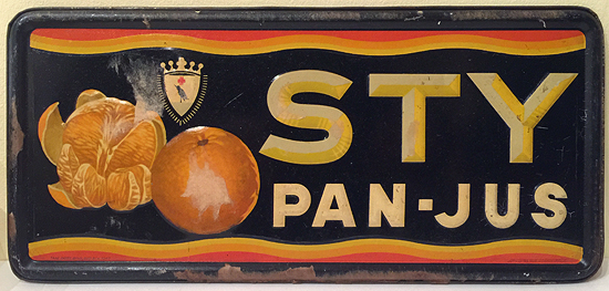 STY Pan-Jus (Tin Sign)