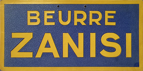 Beurre Zanisi (Sign)