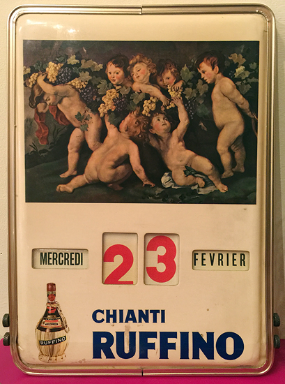 Chianti Ruffino (Tin Sign/ Calendar)