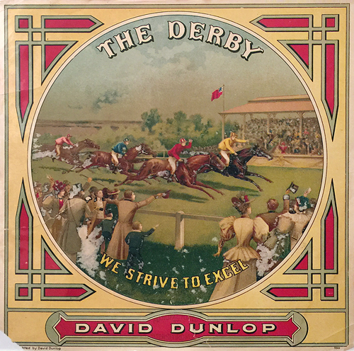 The Derby David Dunlop Cigar Label