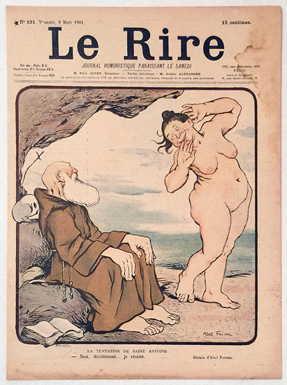 Le Rire (Monk and Nude, Mars 1901) 