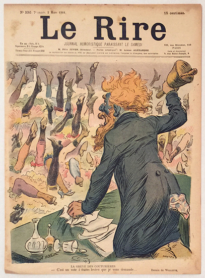 Le Rire (La Greve Des Couturieres, Mars 1901)