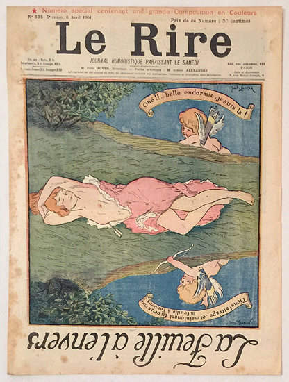 Le Rire (La Feuille a lenvers, Avril 1901)