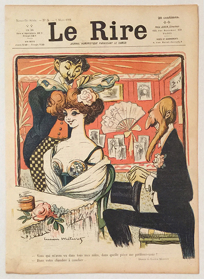 Le Rire (Vous qui m'avez vu dans tous mes roles, Mars 1903)